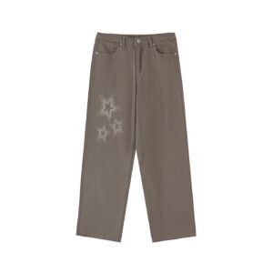Astro-Etch Black casual cotton pants