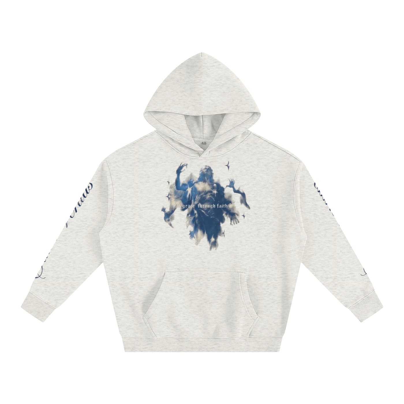 Saint Veritas Jesus Is King oversized casual hoodie oversize fleeced hoodie