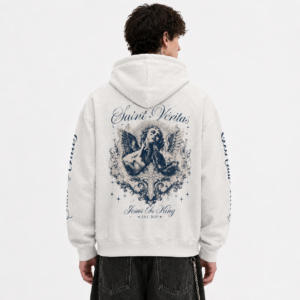 Saint Veritas Jesus Is King oversized casual hoodie