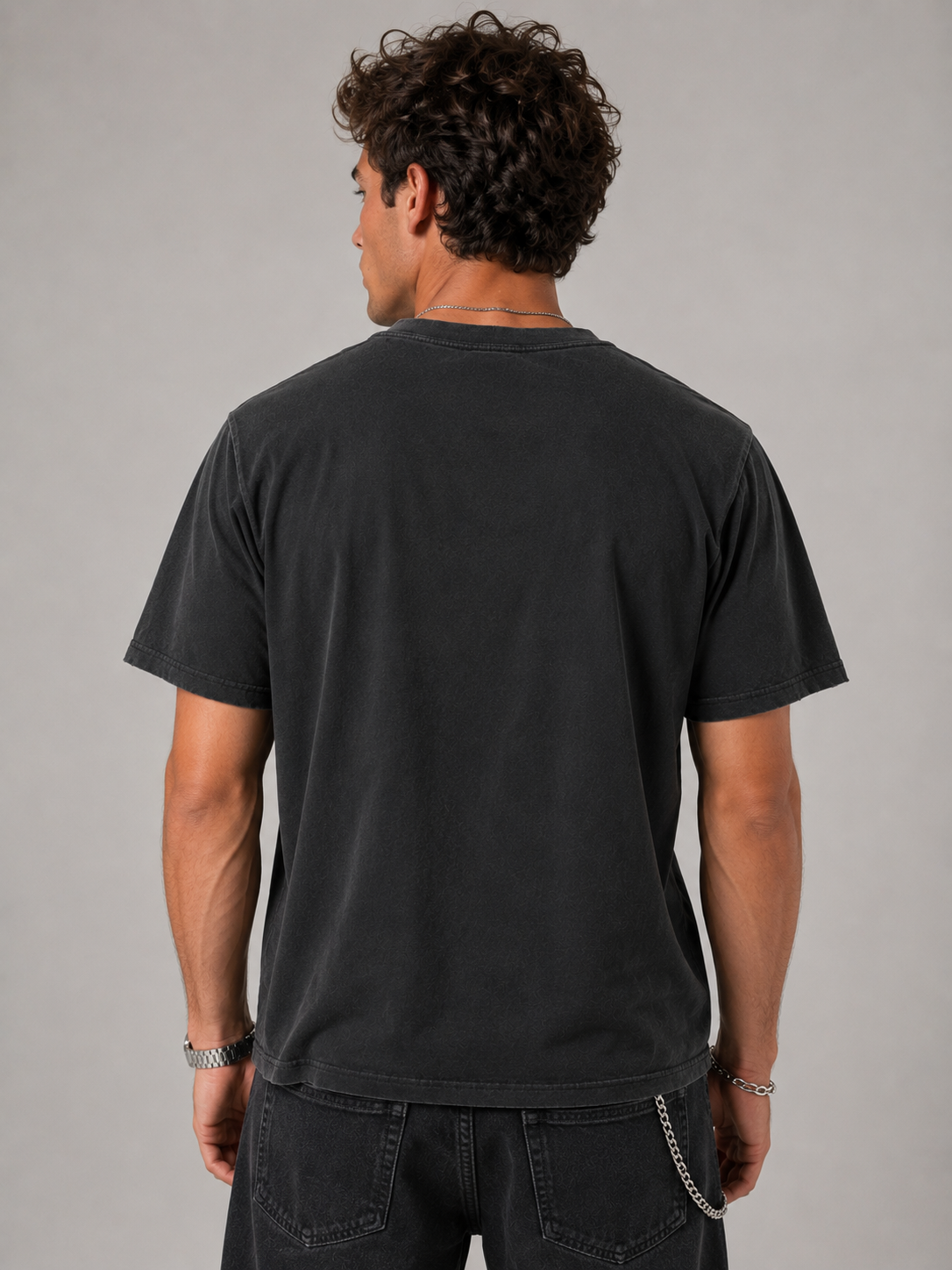 heavyweight vintage washed frayed t shirt heavyweight vintage washed frayed t shirt