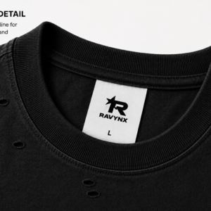 VOID frayed streetwear t-shirt