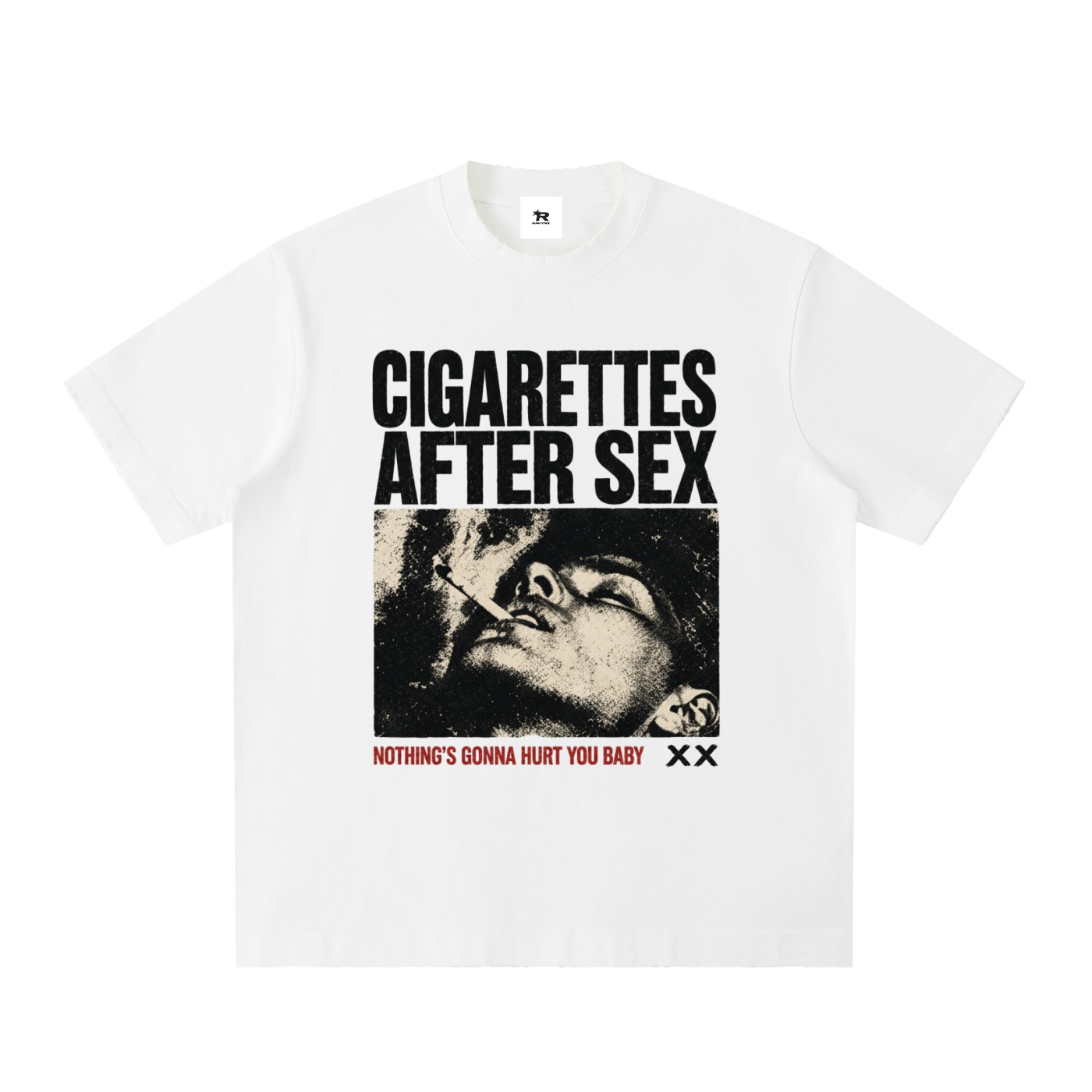 "Nothing's Gonna Hurt You" Vintage Heavyweight heavyweight vintage washed frayed t shirt