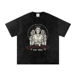 Eternal Youth” Angel Snows washed t-shirt