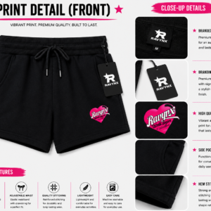 Ravynx World Season Heart Shorts