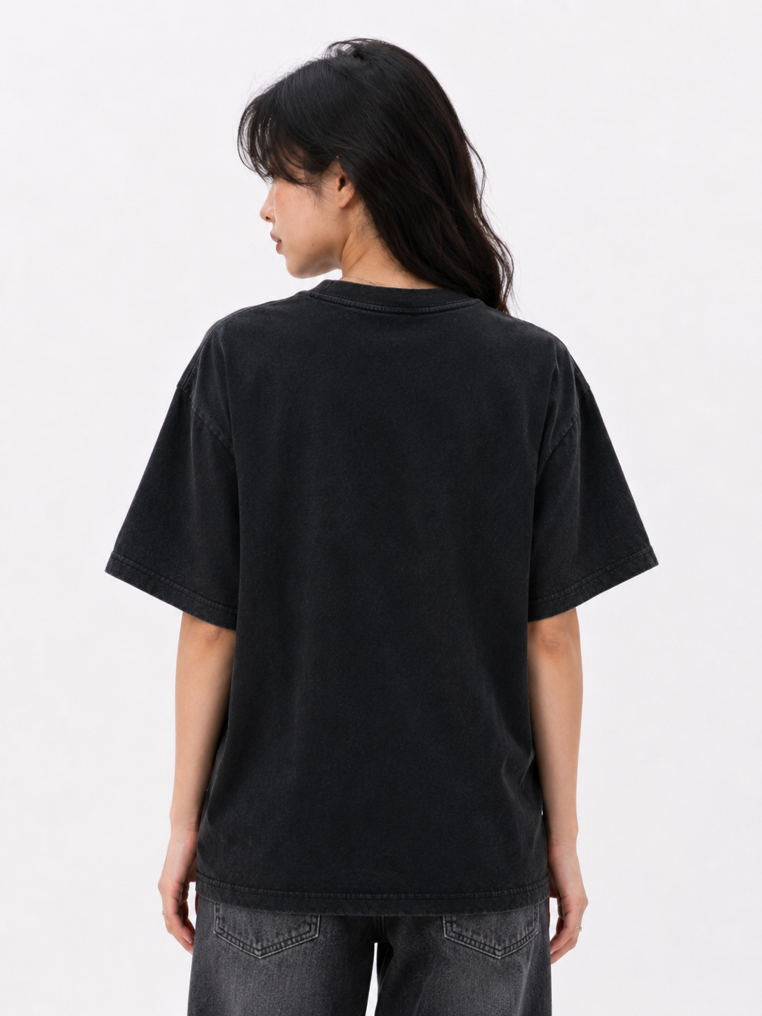 heavyweight vintage washed frayed t shirt heavyweight vintage washed frayed t shirt