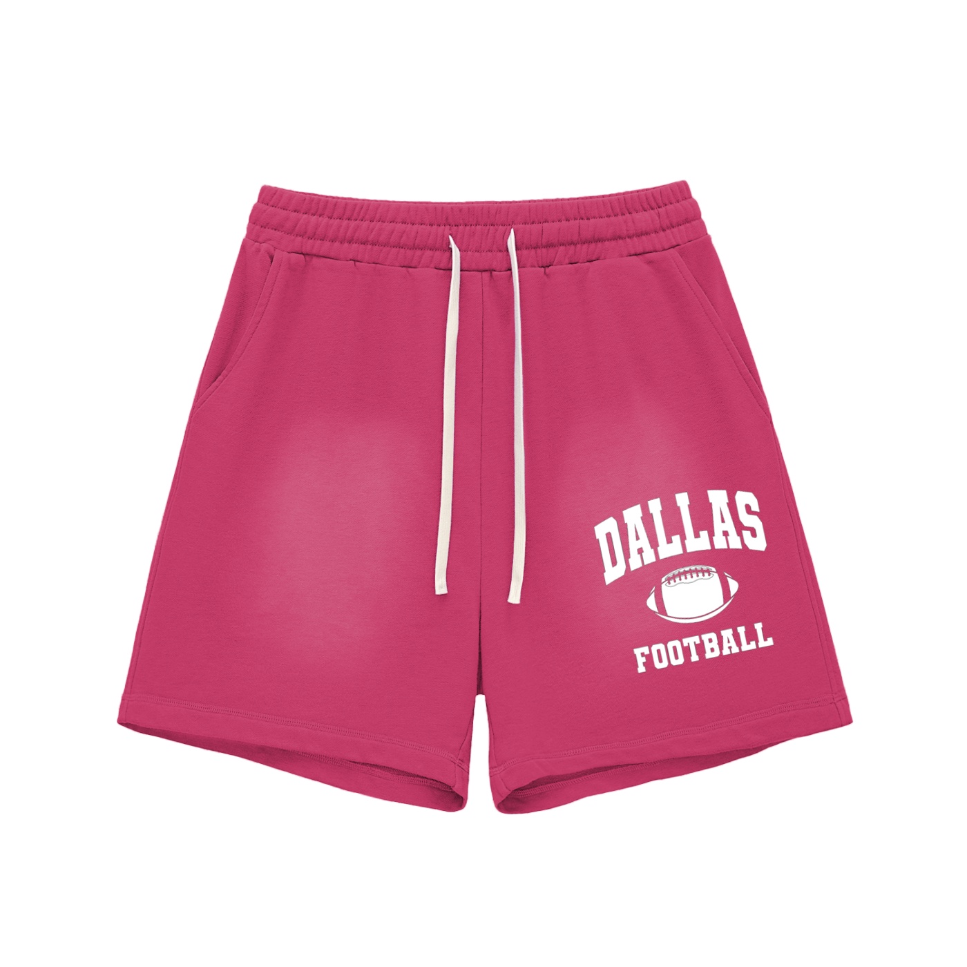 Sun Fade washed streetwear shorts sun fade raw edge cotton shorts
