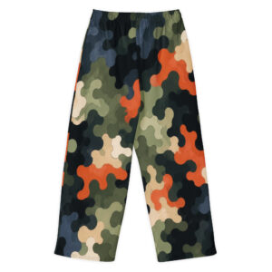 RAVYNX Ember Camo Streetwear wide leg sweat-pants