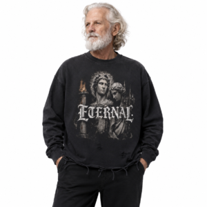 RAVYNX Shadow Saints oversized crewneck sweatshirt