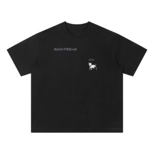 AbOrFEEnd Angel Cat boxy t-shirt
