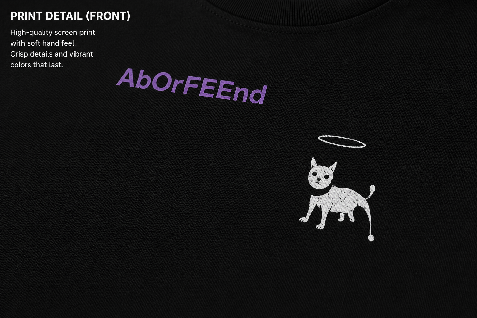 aborfeend” angel cat unisex sorona quick dry loose fit boxy t shirt aborfeend" angel cat unisex sorona quick dry loose fit boxy t shirt