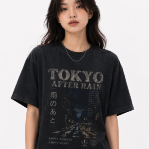 “Tokyo After Rain” heavyweight vintage t-shirt