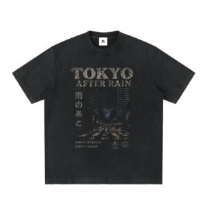 “Tokyo After Rain” heavyweight vintage t-shirt