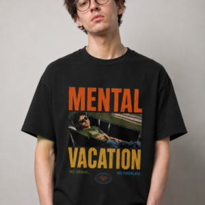 Offline Mode cotton blend oversized tee