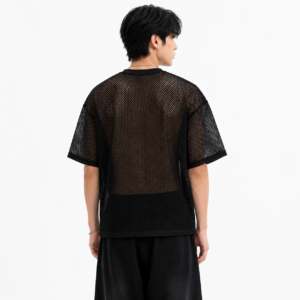 RAVYNX Neo Noir mesh streetwear t-shirt