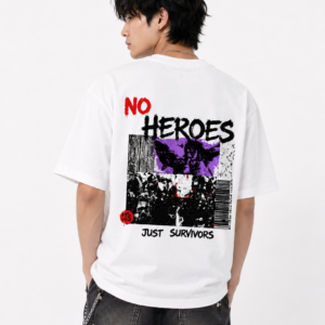 Anarchy No Heroes Boxy T-Shirt