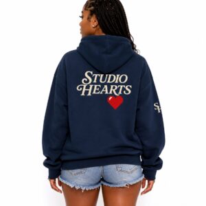 Studio Hearts Pixel Graphic Hoodie