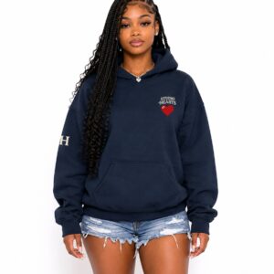 Studio Hearts Pixel Graphic Hoodie