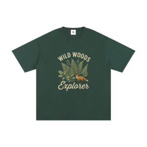 Wild Woods Explorer Fox Graphic Tee