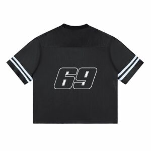 taped mesh t shirt