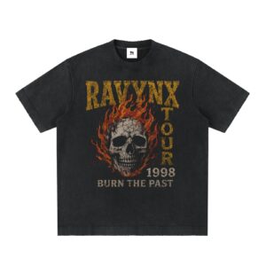 heavyweight vintage washed frayed t shirt