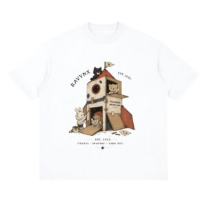 streetwear loose drop shoulder t shirt